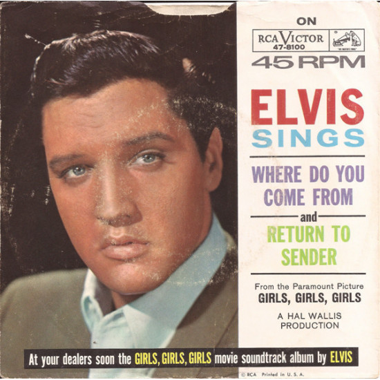 Elvis Presley ‎– Return To Sender