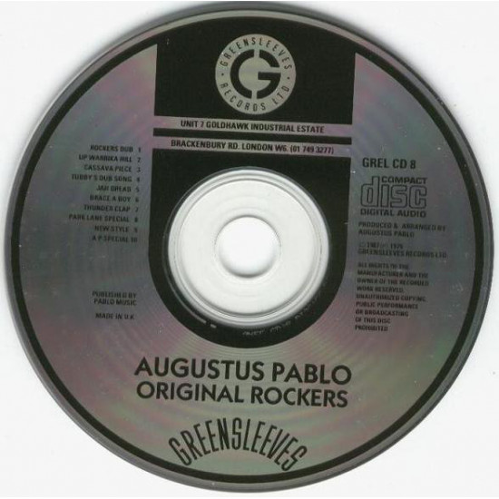 Augustus Pablo - Original Rockers (CD, Album, RE)