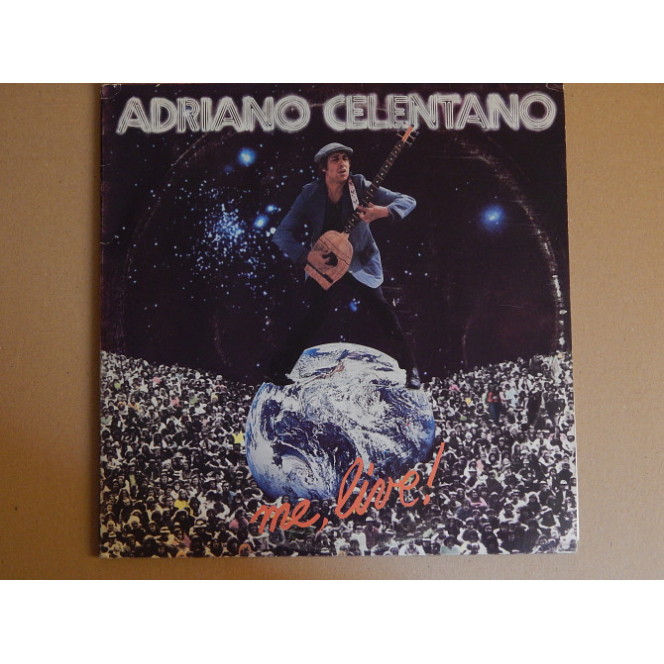 Adriano Celentano ‎ – Me, Live! (Clan Celentano ‎ – CLN 22203, Italy) EX+/EX+/EX +