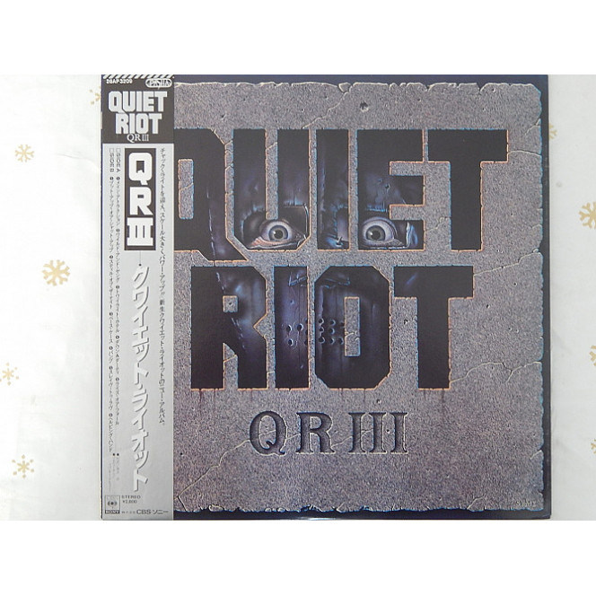 Quiet Riot – QR III (Pasha – 28AP 3209, Japan) OBI, insert NM/NM-