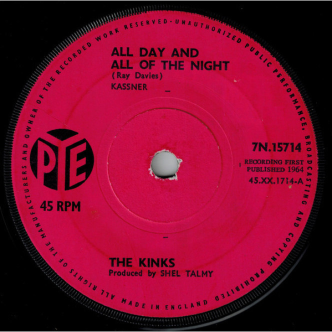 The Kinks ‎– All Day And All Of The Night