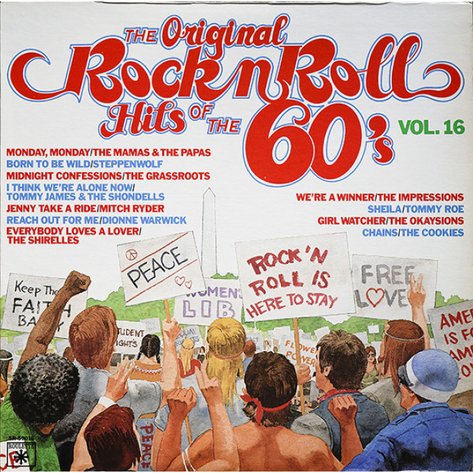 Various - The Original Rock N' Roll Hits Of The 60's Vol. 16 (LP, Comp)