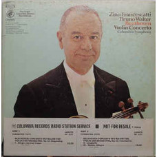 Beethoven * – Zino Francescatti, Columbia Symphony Orchestra, Bruno Walter ‎ – Violin Concerto