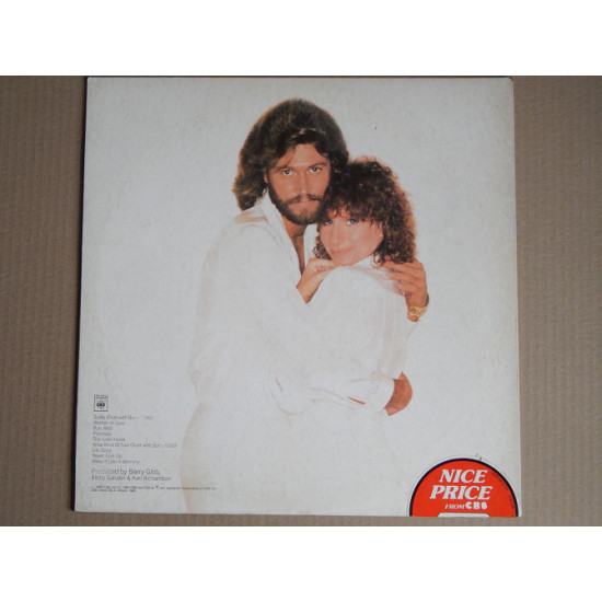 Streisand ‎ – Guilty (CBS ‎ – CBS 86122, Italy) insert EX+/EX +