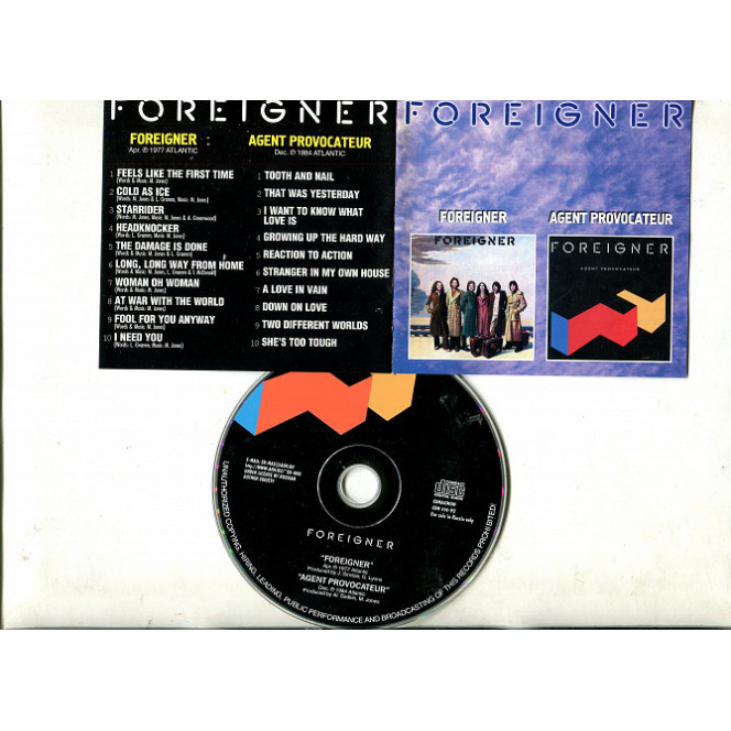 I sell CD Foreigner 