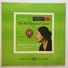 Wanda Landowska, J.S. Bach * - The Well-Tempered Clavier, Book I: Preludes And Fugues Nos. 17–24 (LP,