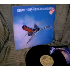 URIAH HEEP HIGH MIGHTY 1976 BRONZE Spain EX - / EX +