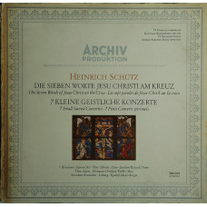 Heinrich Schütz - Die Sieben Worte Jesu Christi Am Kreuz/7 Kleine Geistliche Konzerte (LP)