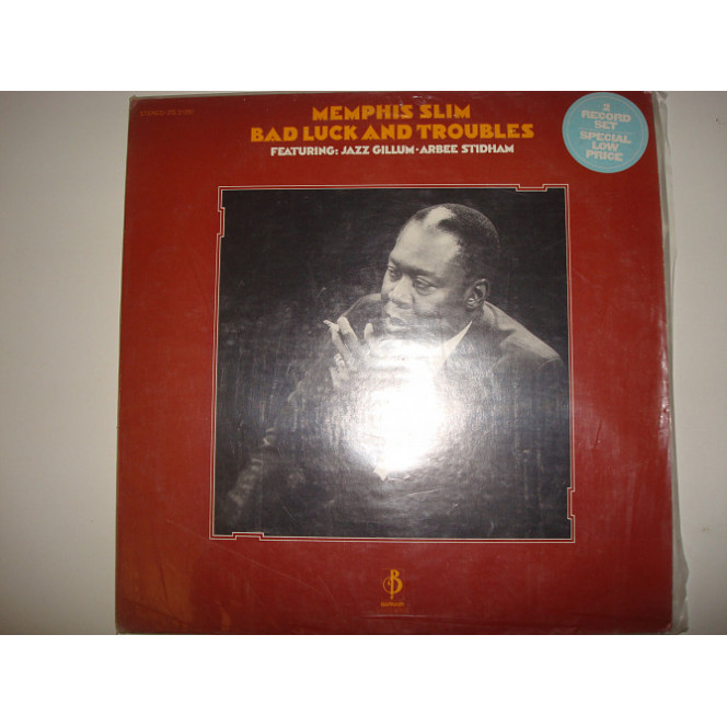 MEMPHIS SLIM-Bad luck and troubles 1972 2LP USA Blues