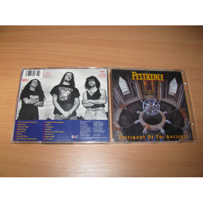 PESTILENCE - Testimony Of The Ancients (1991 Roadracer 1st press, Holland)