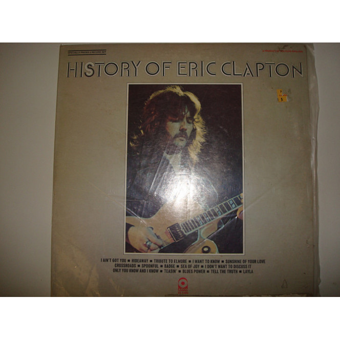 ERIC CLAPTON-History of Eric Clapton 1972 2LP USA Blues Rock