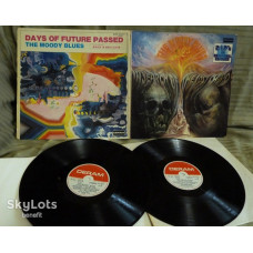 2LP in Original Covers: The Moody Blues - In Search of. 68 / Days of. 67 DERAM Germ. NM/NM/NM