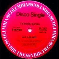 Tyrone Davis - All You Got Columbia (funk)