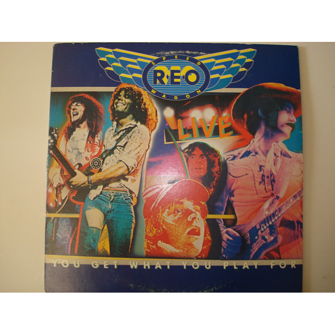 REO SPEEDWAGON-Live you get what you play for 1977 2LP USA Rock