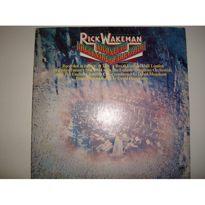 RICK WAKEMAN-Journey to the center of the earth 1974 USA+Book Modern Classical, Prog Rock