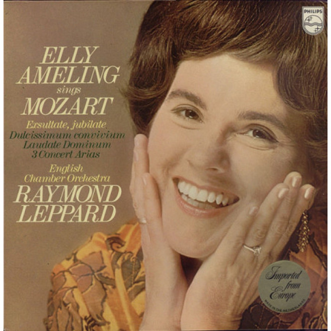 Elly Ameling, English Chamber Orchestra, Raymond Leppard - Mozart * - Elly Ameling Sings Mozart (Exsu