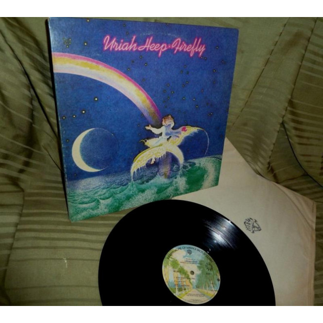 Uriah Heep Firefly 1977 WB US BS 3013 NM/EX +