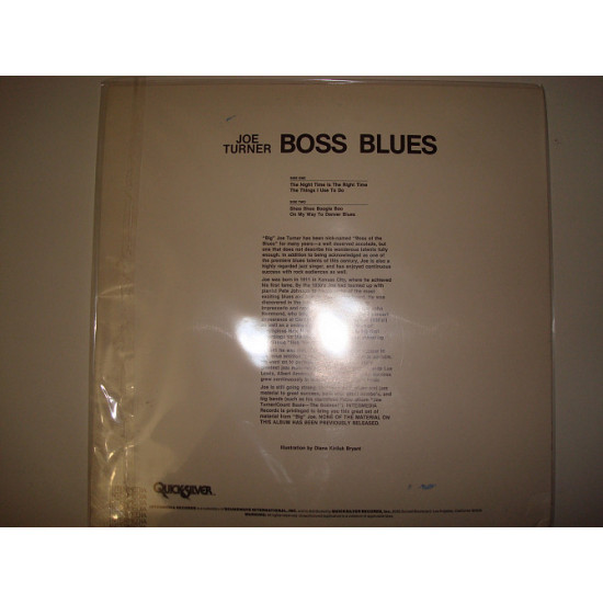 JOE TURNER-Boss Blues Live! 1882 Запечатан USA Blues