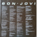 Bon Jovi ‎ – Bon Jovi 1984 (First studio album)