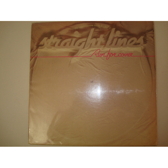 STRAIGH LINES- Run for cover 1981 Canada Rock, Pop Rock