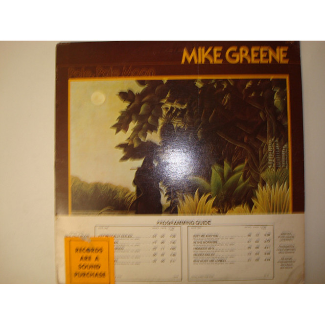 MIKE GREENE-Pale.pale moon 1975 USA Promo Jazz-Rock