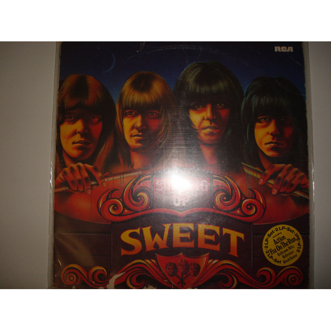 SWEET-Strung up 1975 2LP Germ Rock Pop Rock, Glam