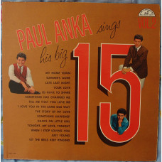 Paul Anka ‎ – Paul Anka Sings His Big 15, Volume 2