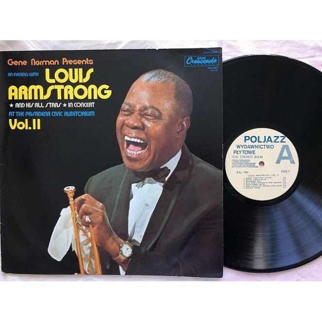 Louis Armstrong And His All Stars LP 1987 Poljazz MINT Новая Неигранная