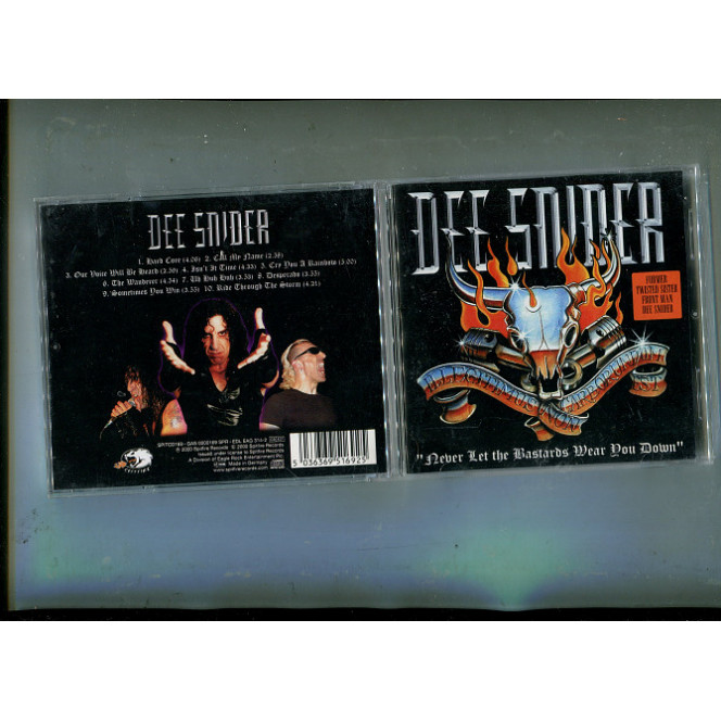 Продаю CD Twisted Sister – Dee Snider “Never Let the Bastards Wear You Down” – 2000