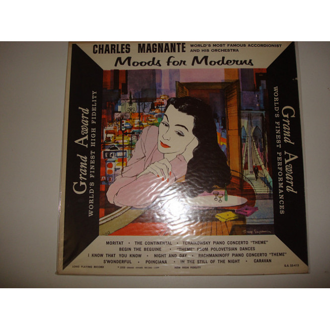 CHARLES MAGNANTE-Moods for moderns 1959 USA Promo Pop Classical Light Music