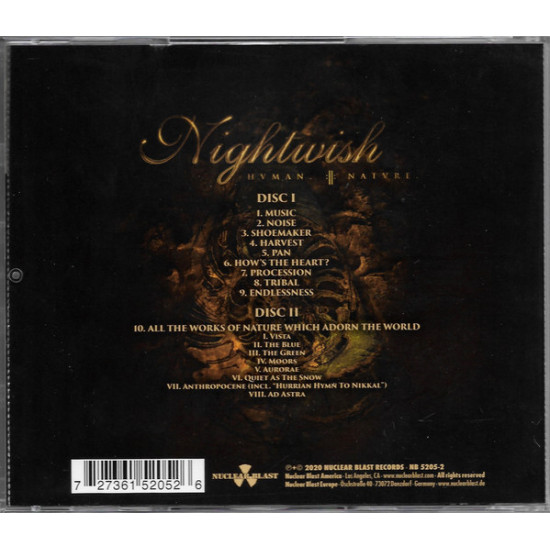 NIGHTWICH Human Nature of 2 CDs