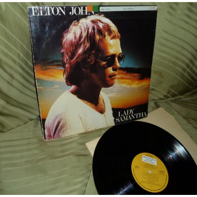 Elton John Lady Samantha 1974 DJM Holland VG - / VG ++