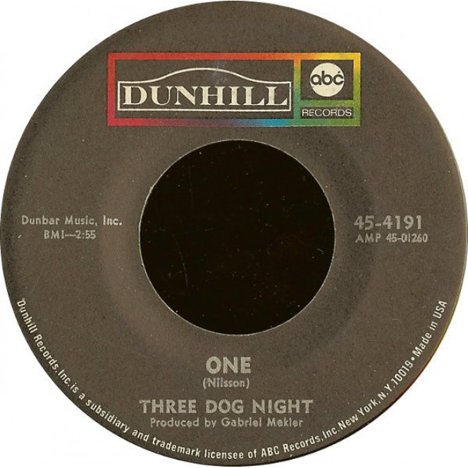 Three Dog Night ‎ – One