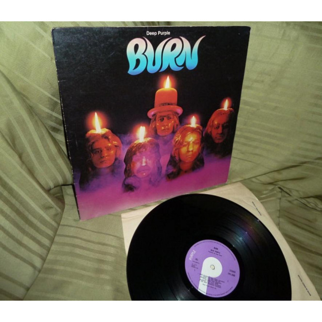 Deep Purple BURN 1974 EMI Purple UK TPS 3505 EX - / VG ++