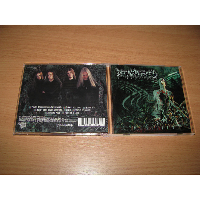 DECAPITATED - Nihility (2002 Earache 1st press, USA)