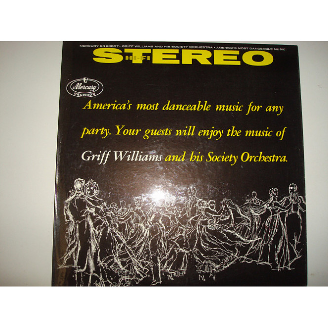 GRIFF WILLIAMS AND HIS SOCIETY ORCHESTRA-America's Most Danceable Music 1958 USA Jazz Big Band