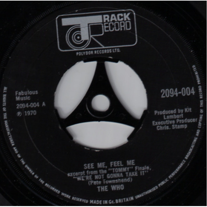 The Who ‎ – See Me, Feel Me