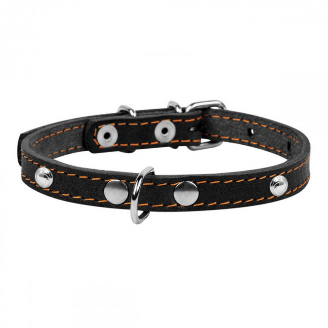 CoLLar Studded Leather Collar (Black)