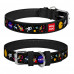 Collar Waudog Design Collar for dogs Nasa black