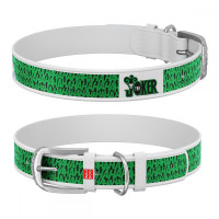 Collar Waudog Design Dog collar Joker white