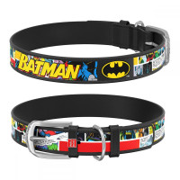 Collar Waudog Design Dog collar Batman black