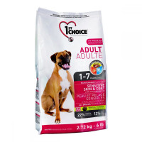 1st Choice Adult Sensitive Skin & Coat All breed Корм для взрослых собак всех пород ягненок с рыбой и коричневым рисом