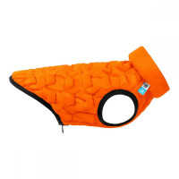 Collar Airy Vest Uni Reversible Dog Jacket (Orange / Black)