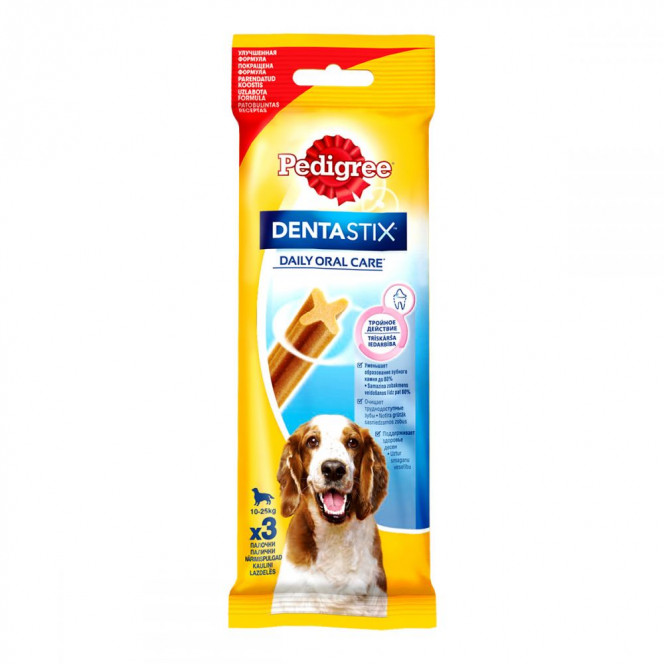 Pedigree Denta Stix 77гр жевательные палочки для собак