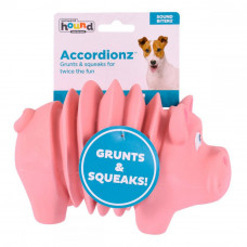 Outward Hound Accordionz Latex Musical Pig Toy