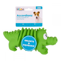 Outward Hound Accordionz Latex Musical Crocodile Toy