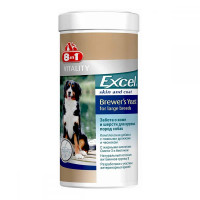 8in1 Vitality Excel Brewers Yeast Large Breed пивные дрожжи с чесноком