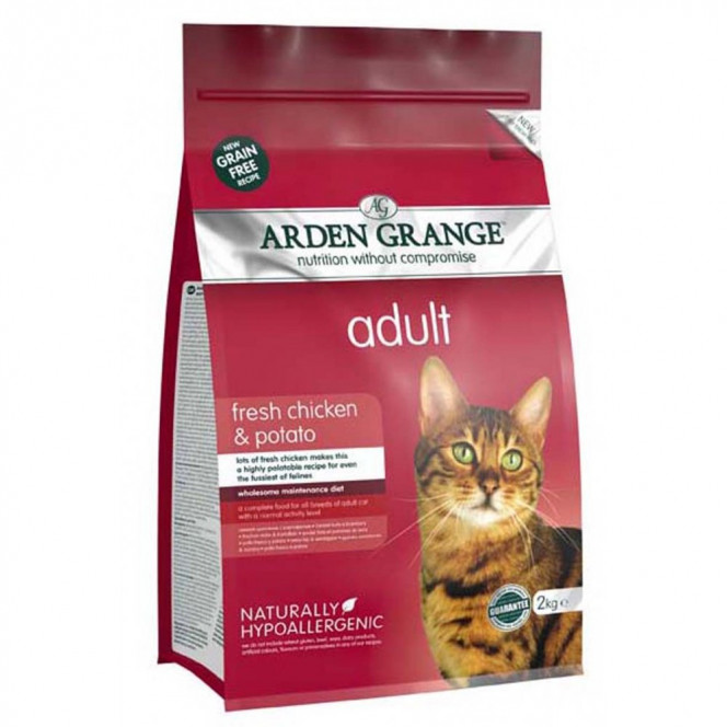 Arden Grange Adult Cat Fresh Chicken and Potato Grain Free Cat Food