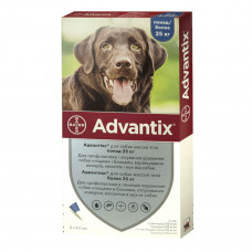 Advantix (Advantiks) weight more than 25 kg