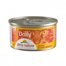 Almo Nature Daily Mousse Canned Food for Cats Chicken Mousse